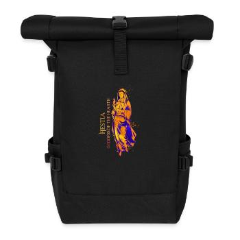 Göttin des Herdes - Hestia - Rolltop Rucksack - Schwarz - Vorne