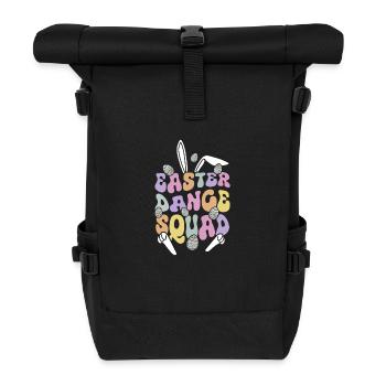 Escouade de danse de Pâques Jour de Pâques - Sac à dos roll top - noir - Devant