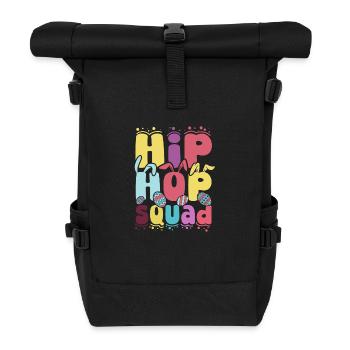 Escouade Hip Hop de Pâques - Sac à dos roll top - noir - Devant
