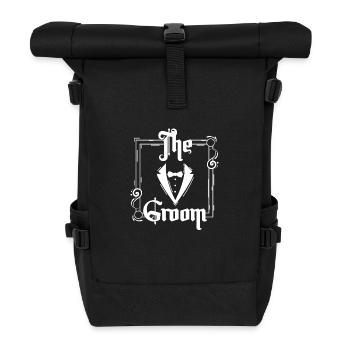 Groomsmen Bridal Wedding Squad Party The Groom - Rolltop Rucksack - Schwarz - Vorne