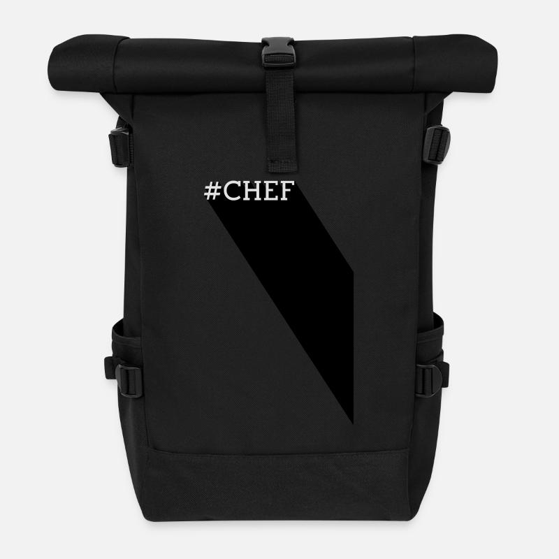 #CHEF - Long Shadow - Rolltop Rucksack - Schwarz