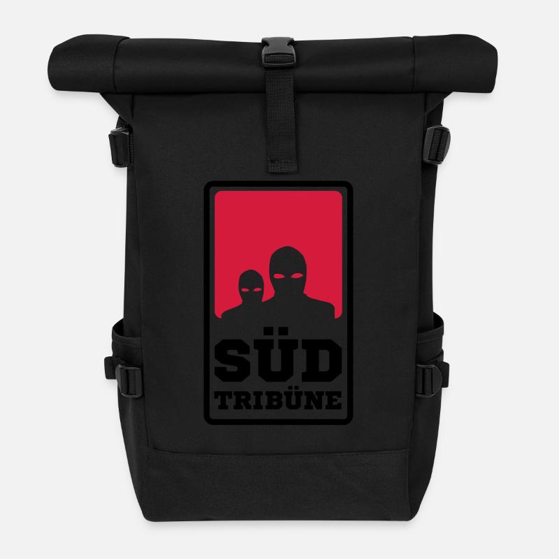 Süd Tribüne - Rolltop Rucksack - Schwarz