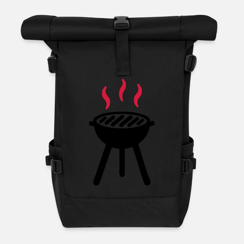 Grill - Rolltop Rucksack - Schwarz