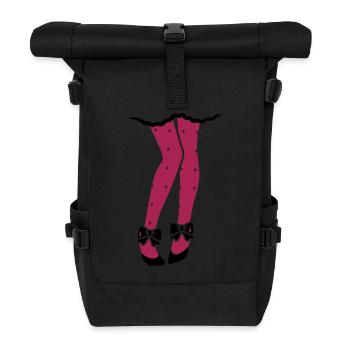 Fille - Talons - talons hauts - chaussures - - Sac à dos roll top - noir - Devant