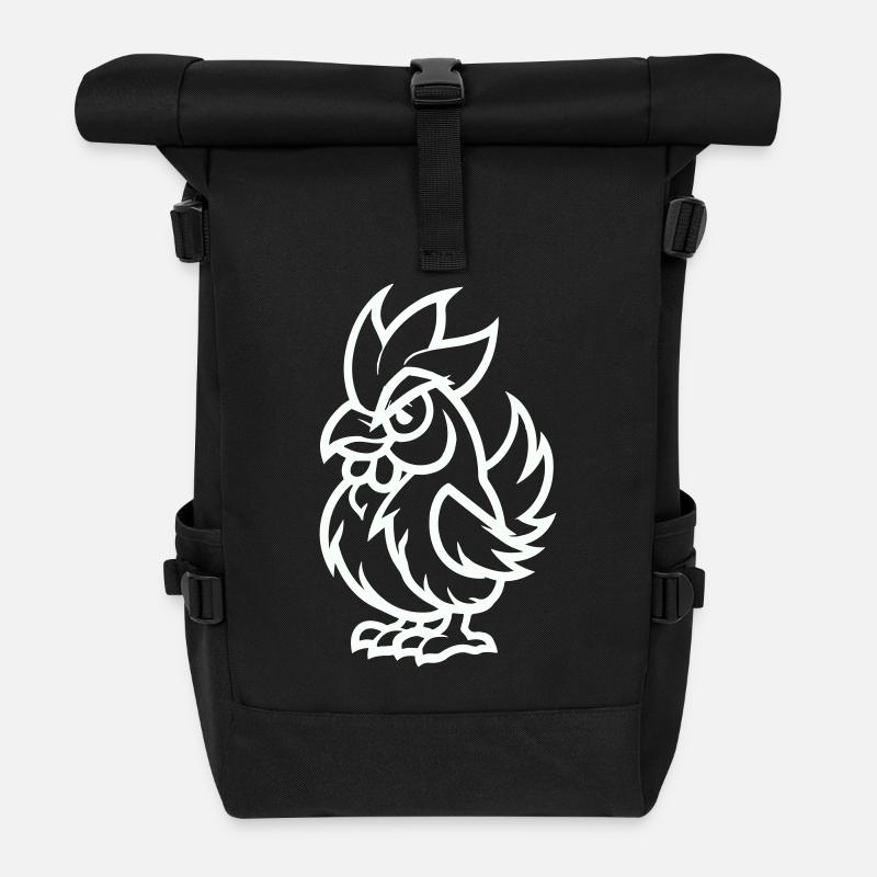 hahn - Rolltop Rucksack - Schwarz