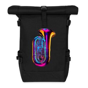Tuba - Roll Top Backpack - black - Front