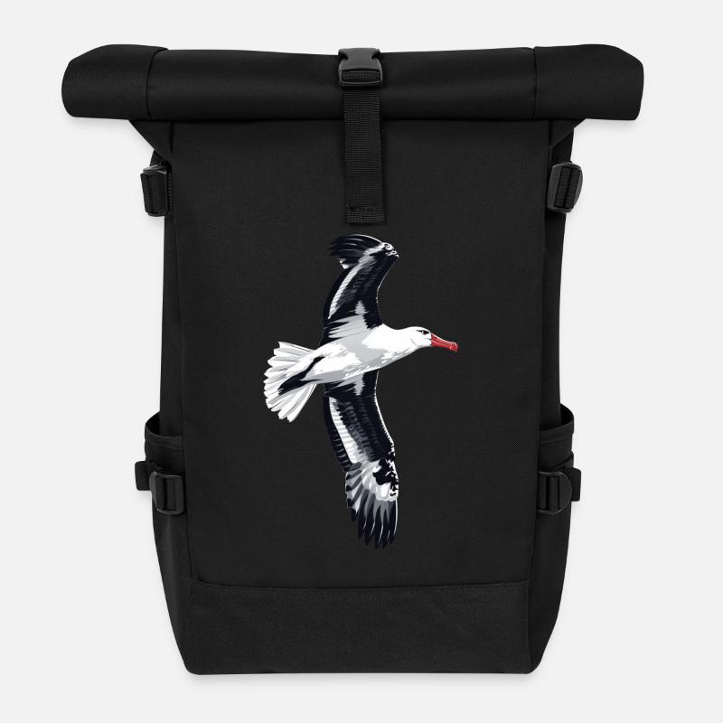 Möwe - Rolltop Rucksack - Schwarz