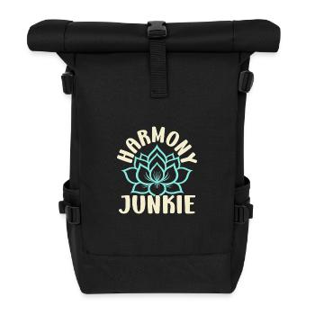 Yoga Harmony Junkie Drôle de Yoga - Sac à dos roll top - noir - Devant