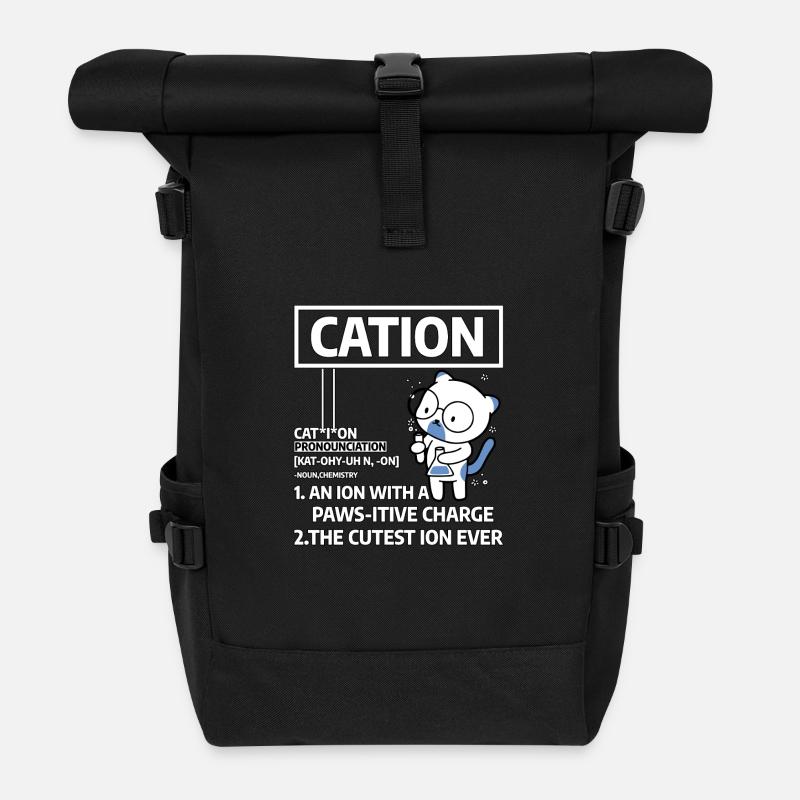 Kation - Rolltop Rucksack - Schwarz