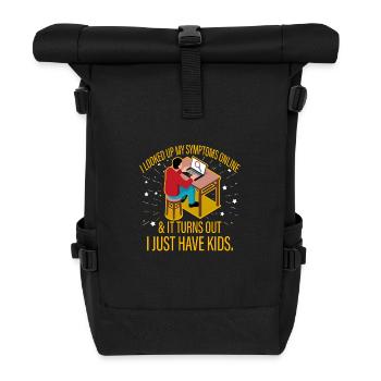 J’ai regardé mes symptômes en ligne - Sac à dos roll top - noir - Devant