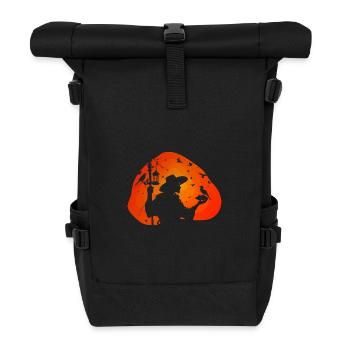 alimentation des oiseaux - Sac à dos roll top - noir - Devant