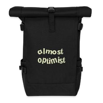 optimist - Rolltop Rucksack - Schwarz - Vorne