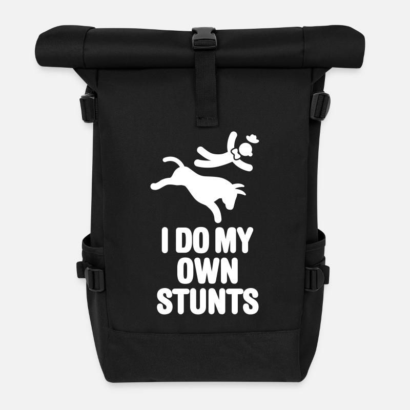 Drôle de Clown Rodéo Je fais mes propres cascades Rodeo Rider - Sac à dos roll top - noir