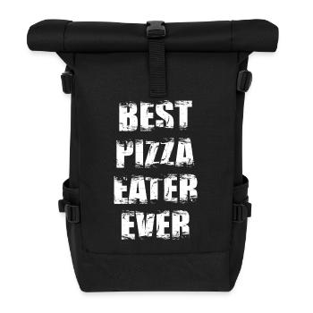 Meilleur mangeur de pizza de tous les temps - Sac à dos roll top - noir - Devant