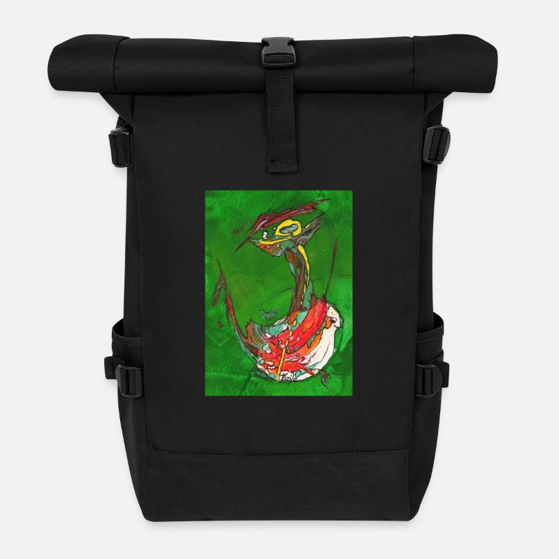 FUNtasie - Sac à dos roll top - noir