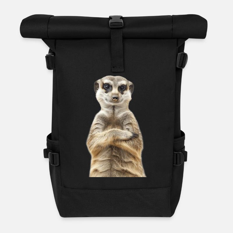Suricate - Sac à dos roll top - noir