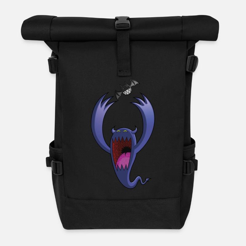 spielend - Rolltop Rucksack - Schwarz