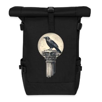 Rabe - Rolltop Rucksack - Schwarz - Vorne