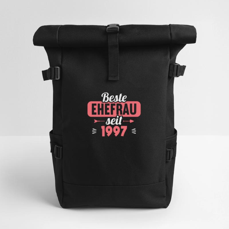 Beste Ehefrau Bester Ehemann seit 1997 Rolltop Rucksack