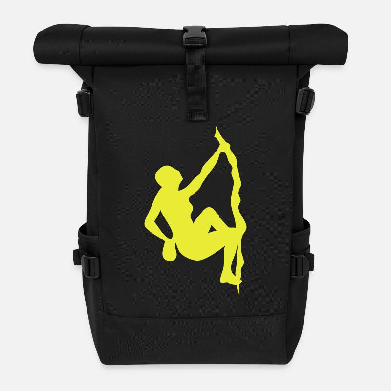 Klettersport - Rolltop Rucksack - Schwarz