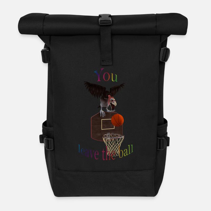 Wütender Geier - Rolltop Rucksack - Schwarz
