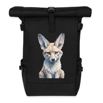Fennec Renard - Sac à dos roll top - noir - Devant