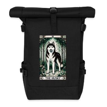 Der Husky - Rolltop Rucksack - Schwarz - Vorne
