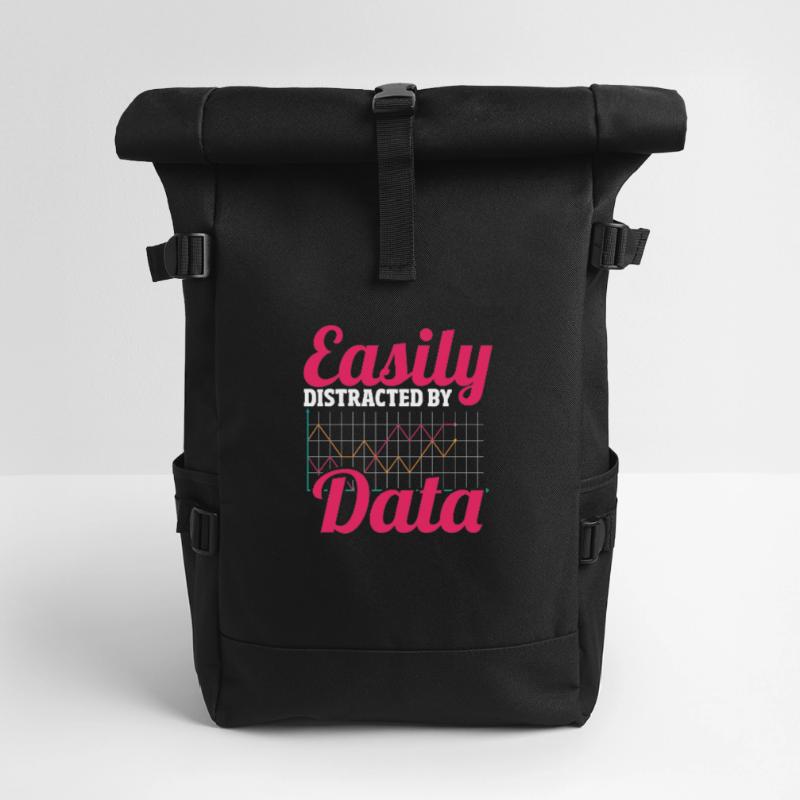 Data Entry Analyst Data Engineer Data Roll Top Backpack