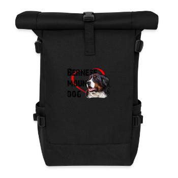 Bouvier bernois - Sac à dos roll top - noir - Devant