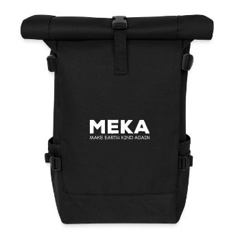 MEKA Make Earth Kind Again - Rolltop Rucksack - Schwarz - Vorne
