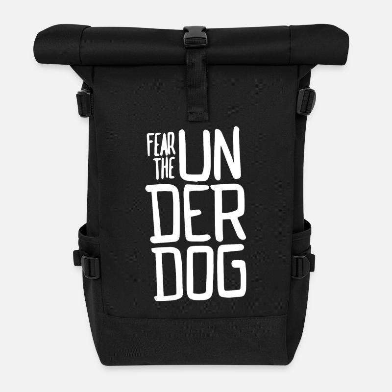 Fear the Unformer Chien Graphic T-Shirt - Sac à dos roll top - noir