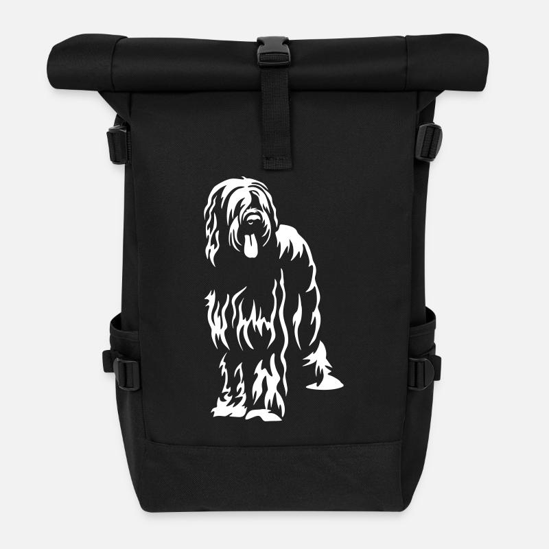 Briard "Black Edition" - Rolltop Rucksack - Schwarz