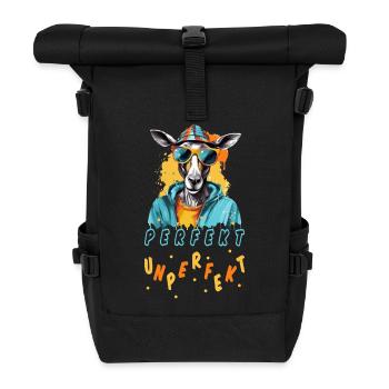 PERFEKT UNPERFEKT - Tierisch Cool - Rolltop Rucksack - Schwarz - Vorne