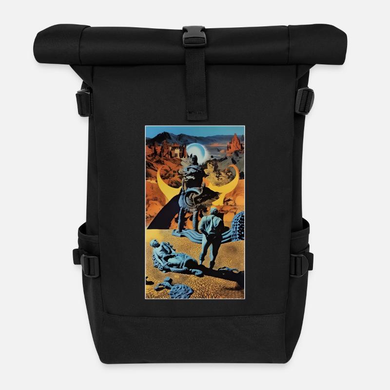 Surial Area - Rolltop Rucksack - Schwarz