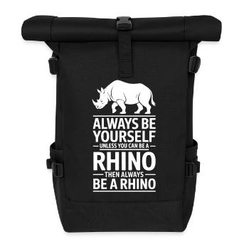 Don des paroles sur les Rhinocéros : Don des Rhinocéros - Sac à dos roll top - noir - Devant