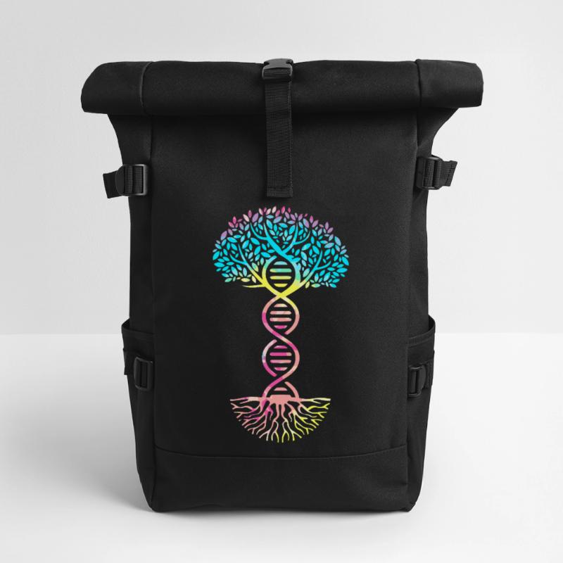 Structural formula molecule Roll Top Backpack
