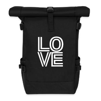 Amour Personne préférée Coeur Chérie - Sac à dos roll top - noir - Devant