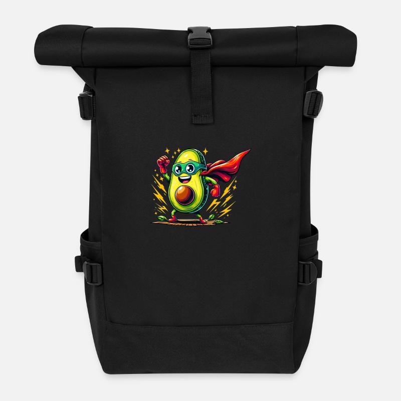 Supercado - Sac à dos roll top - noir