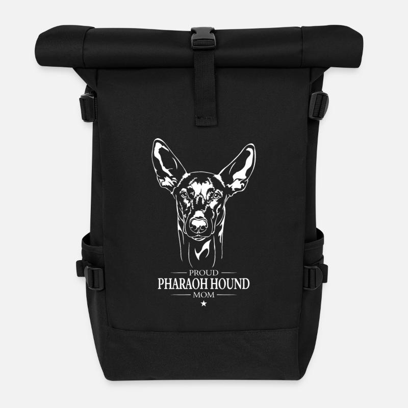 Pharaoh Hound Mom Hunde Pharaonenhund Wilsigns - Rolltop Rucksack - Schwarz
