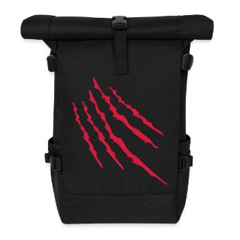 2541614 15400716 scratches - Roll Top Backpack - black - Front