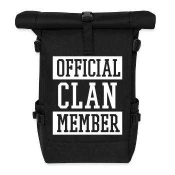 Official Clan Member - Roll Top Backpack - black - Front