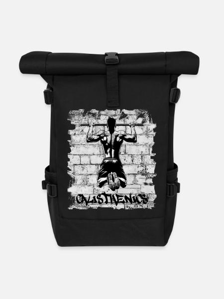 Calisthenics - Rolltop Rucksack - Schwarz