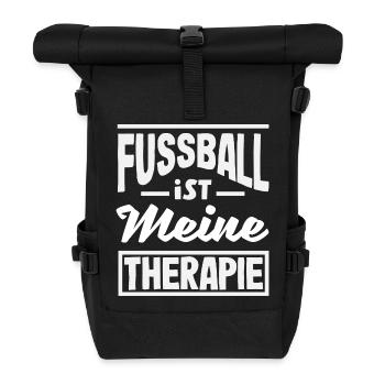 Funny Football Football Fan Gift - Roll Top Backpack - black - Front