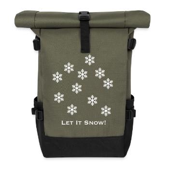 Let It Snow - Sac à dos roll top - olive/noir - Devant