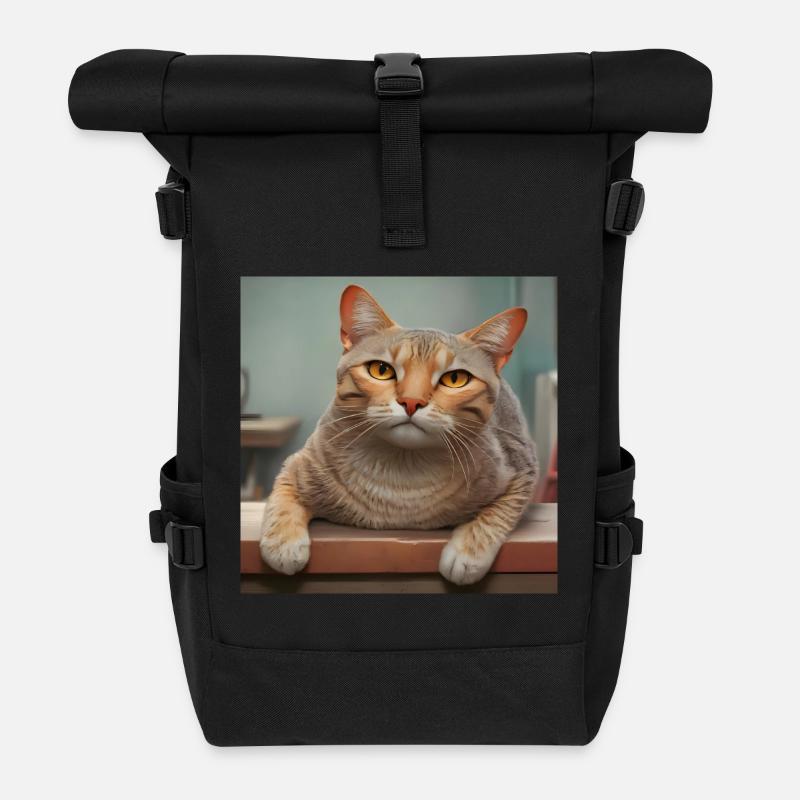 Didimaus69 - Roll Top Backpack - black