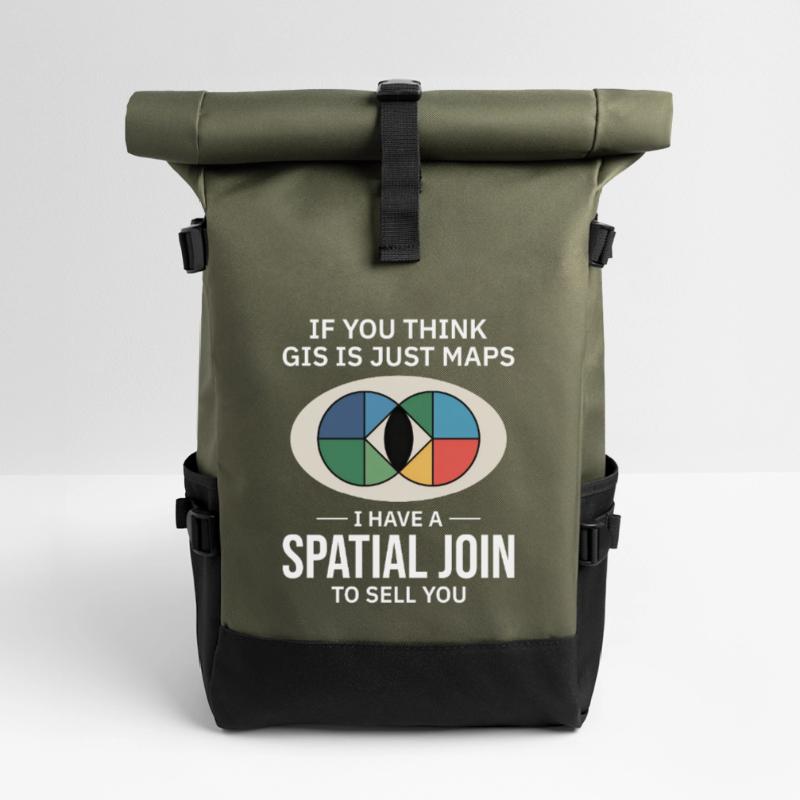 GIS Spatial Join Map Datenanalyse Rolltop Rucksack
