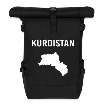 Drapeau du Kurdistan Bakur Bashur Rojava Rojhlt Newroz - Sac à dos roll top - noir - Devant