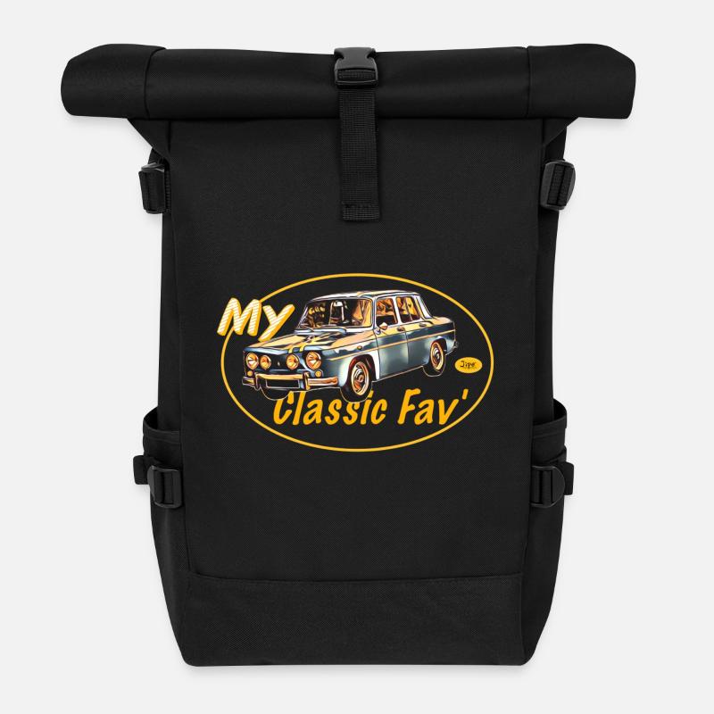 Klassische Fav 3 - Rolltop Rucksack - Schwarz