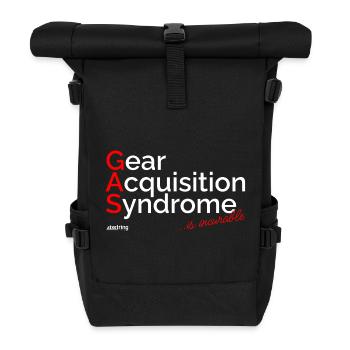 Syndrome d’acquisition d’engrenage - Sac à dos roll top - noir - Devant