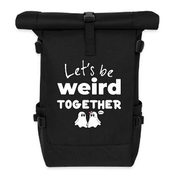 T-shirts avec des phrases amusantes - Fantasmitas 11 - Sac à dos roll top - noir - Devant